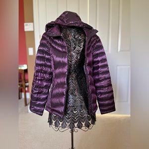 Packable light weight premium down hoodie